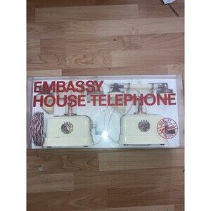 Vintage Geobra Intercom Telephone Nr 1900 Made In Germany Rare Find With Box